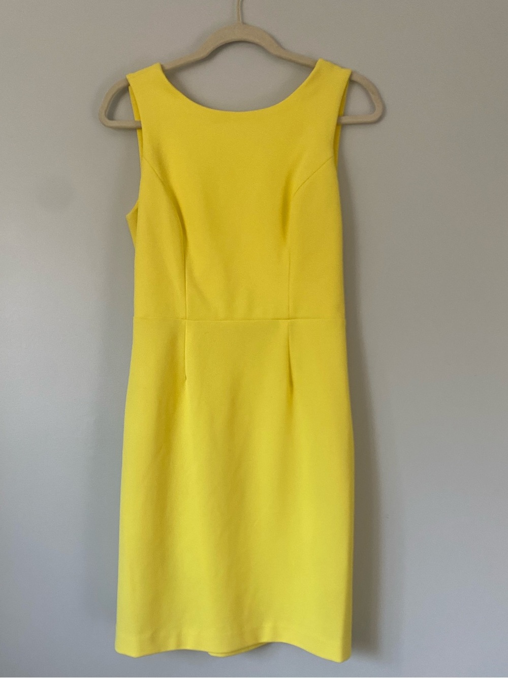 Betsey Johnson Bright Yellow Cutout Dress — Size 6
